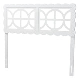 Nansen Wood Headboard with Scalloped Frame by Wicker Fair