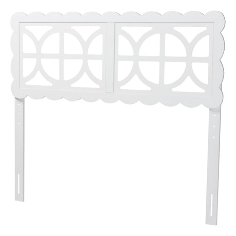 Nansen Wood Headboard with Scalloped Frame by Wicker Fair