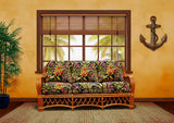 Montego Bay Sofa Model MB3S from Spice Island Wicker with Choice of Cushions Made in the USA