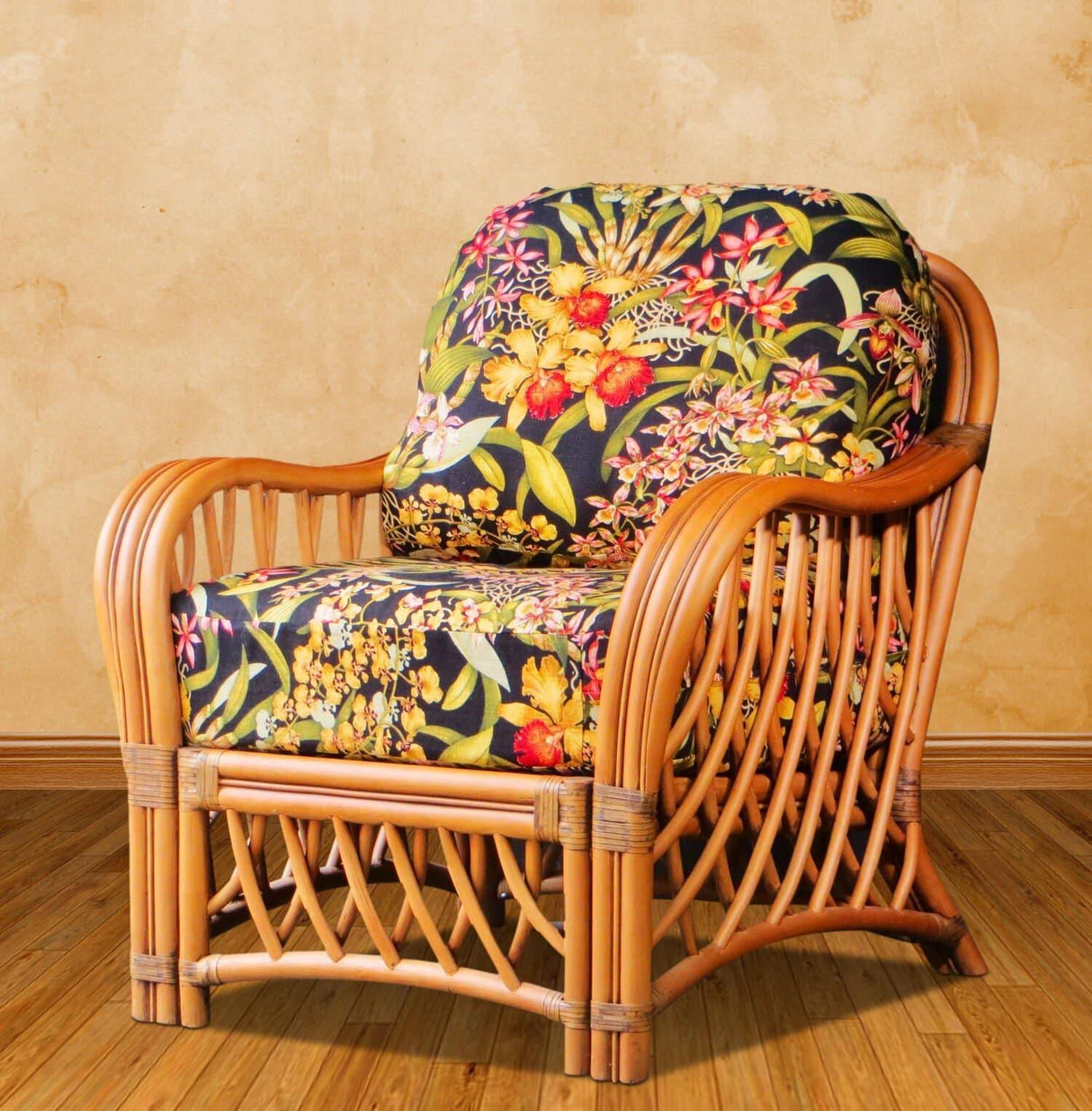 Montego Bay 6 Pc Living Room Set Model MB-SET from Spice Islands Wicker with Choice of Cushions Made in the USA