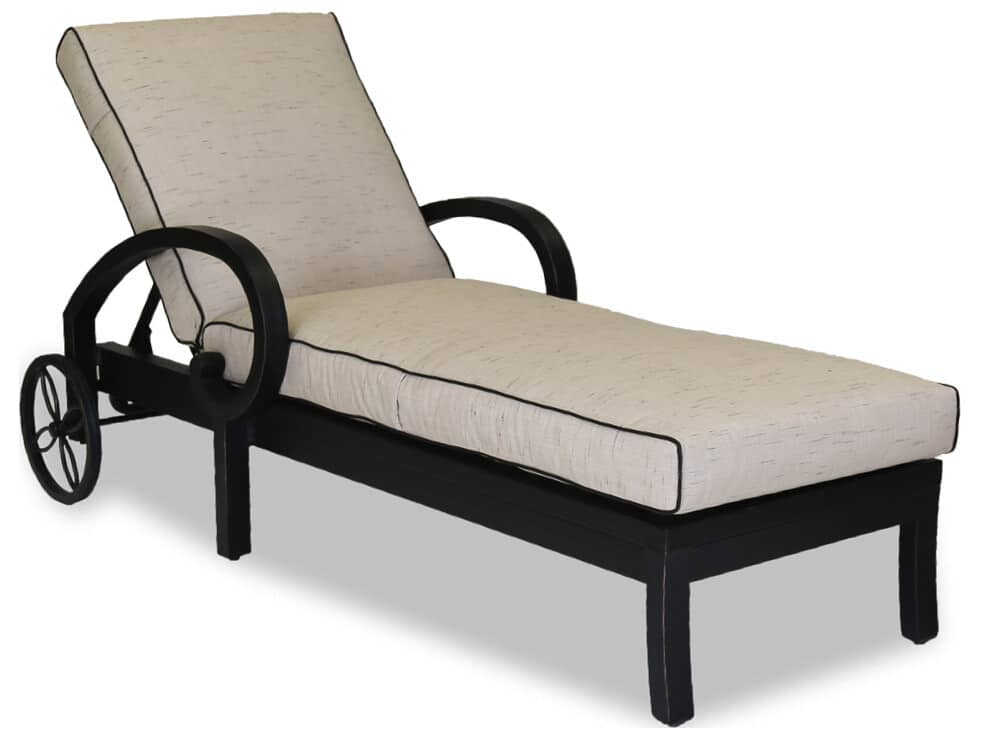 Monterey Outdoor Single Chaise Lounge Model 3001-9 by Sunset West