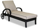 Monterey Outdoor Single Chaise Lounge Model 3001-9 by Sunset West