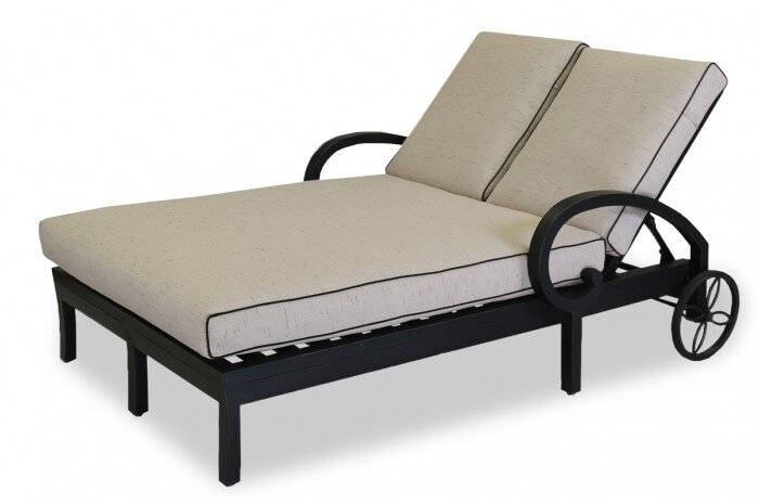 Monterey Outdoor Double Chaise Lounge Model 3001-99 by Sunset West