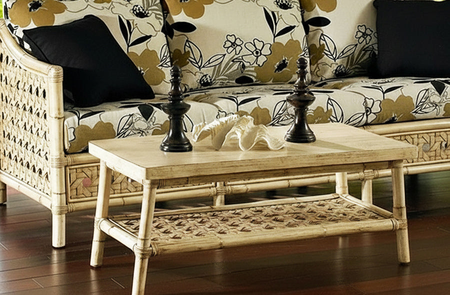 Morocco Rattan Coffee Table Model MC-05 By Designer Wicker Tribor