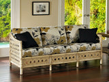 Morocco Rattan Deep Seating Sofa By Designer Wicker Tribor