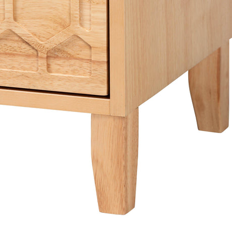 Madrid 4 Pc Japandi Inspired Wooden Queen Bedroom Set