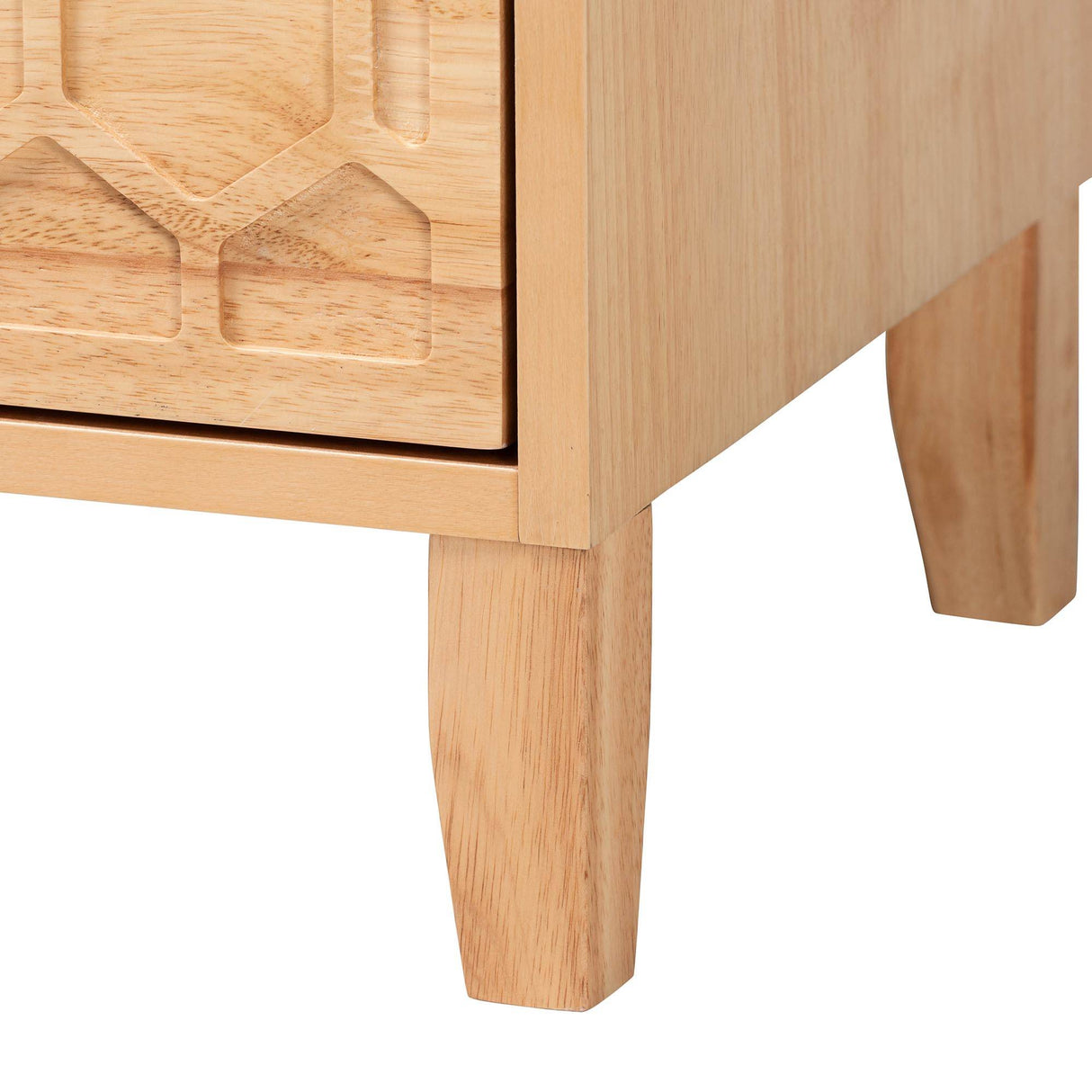 Madrid 4 Pc Japandi Inspired Wooden Queen Bedroom Set