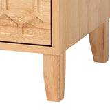 Madrid 4 Pc Japandi Inspired Wooden Queen Bedroom Set