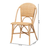 Wicker Fair Rattan Malaya Cane Dining Chair