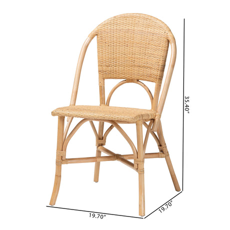Wicker Fair Rattan Malaya Cane Dining Chair