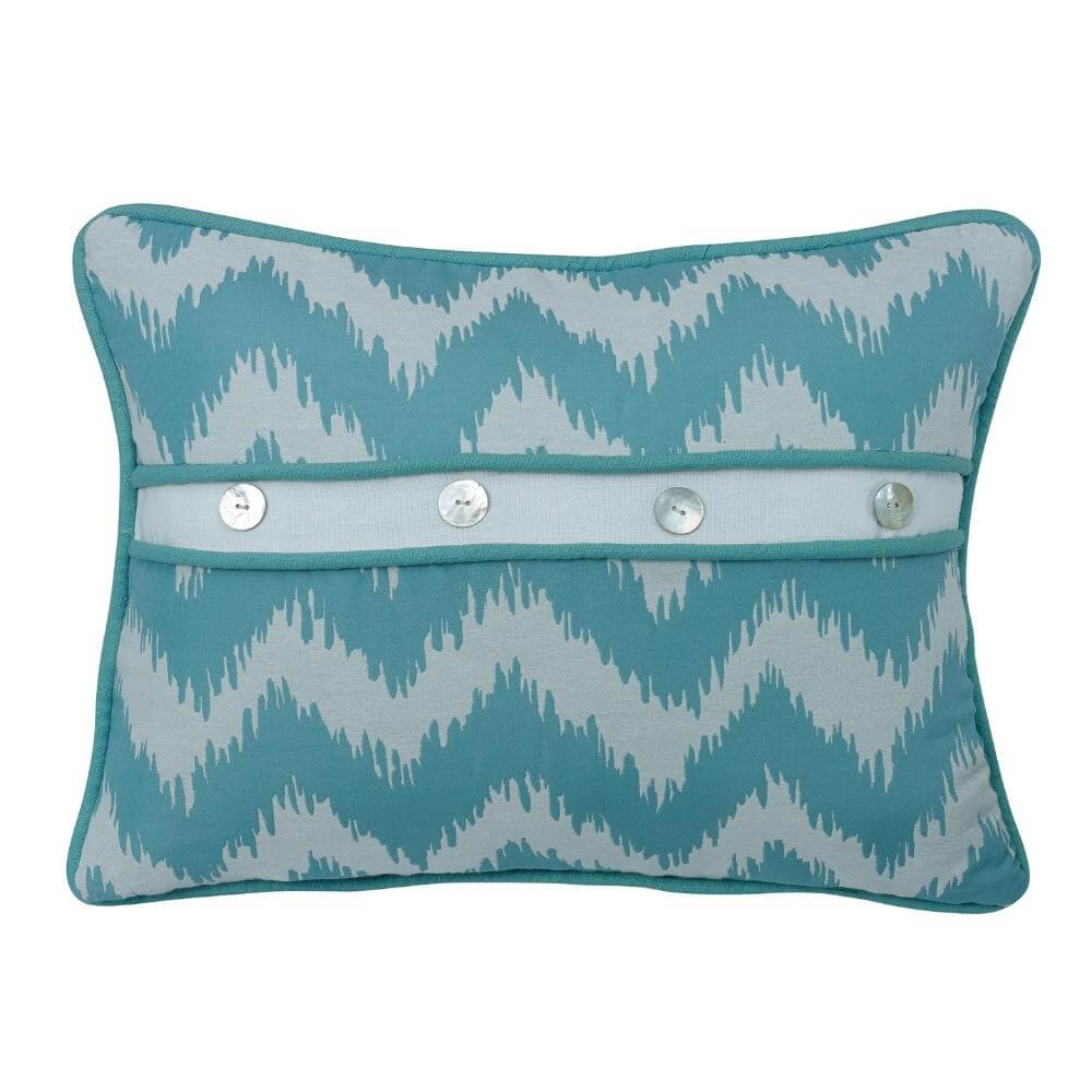 Maldives Chevron Throw Pillow