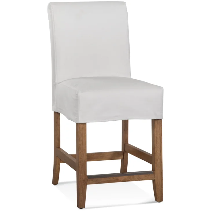 Manhattan Counter Stool with Slipcover by Braxton Culler Made in the USA Model 713-012XP