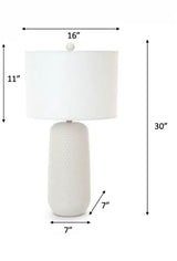 Marlin Table Lamp Set of 2 Model LUX-2048-WHITE By Lux Lighting