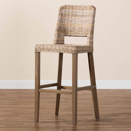 Maya Wicker Fair Rattan Barstool