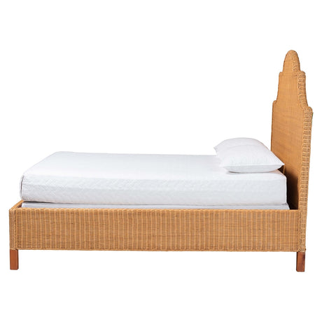 Sulawesie Natural Rattan Bed by Wicker Fair