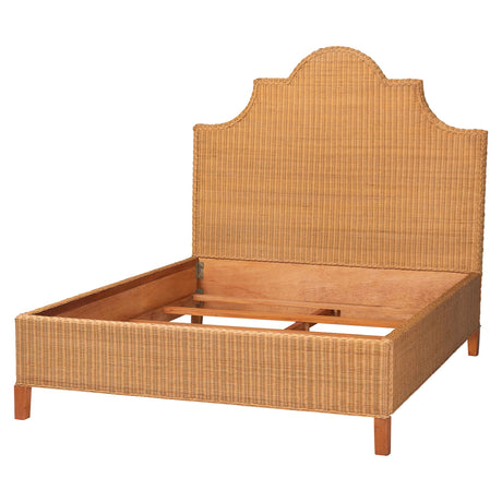 Tarlac Natural Rattan Bed by Wicker Fair