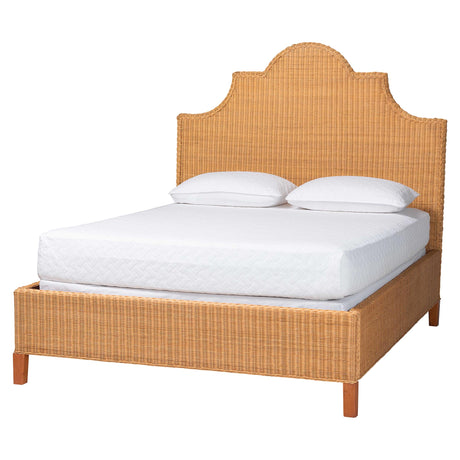 Sulawesie Natural Rattan Bed by Wicker Fair