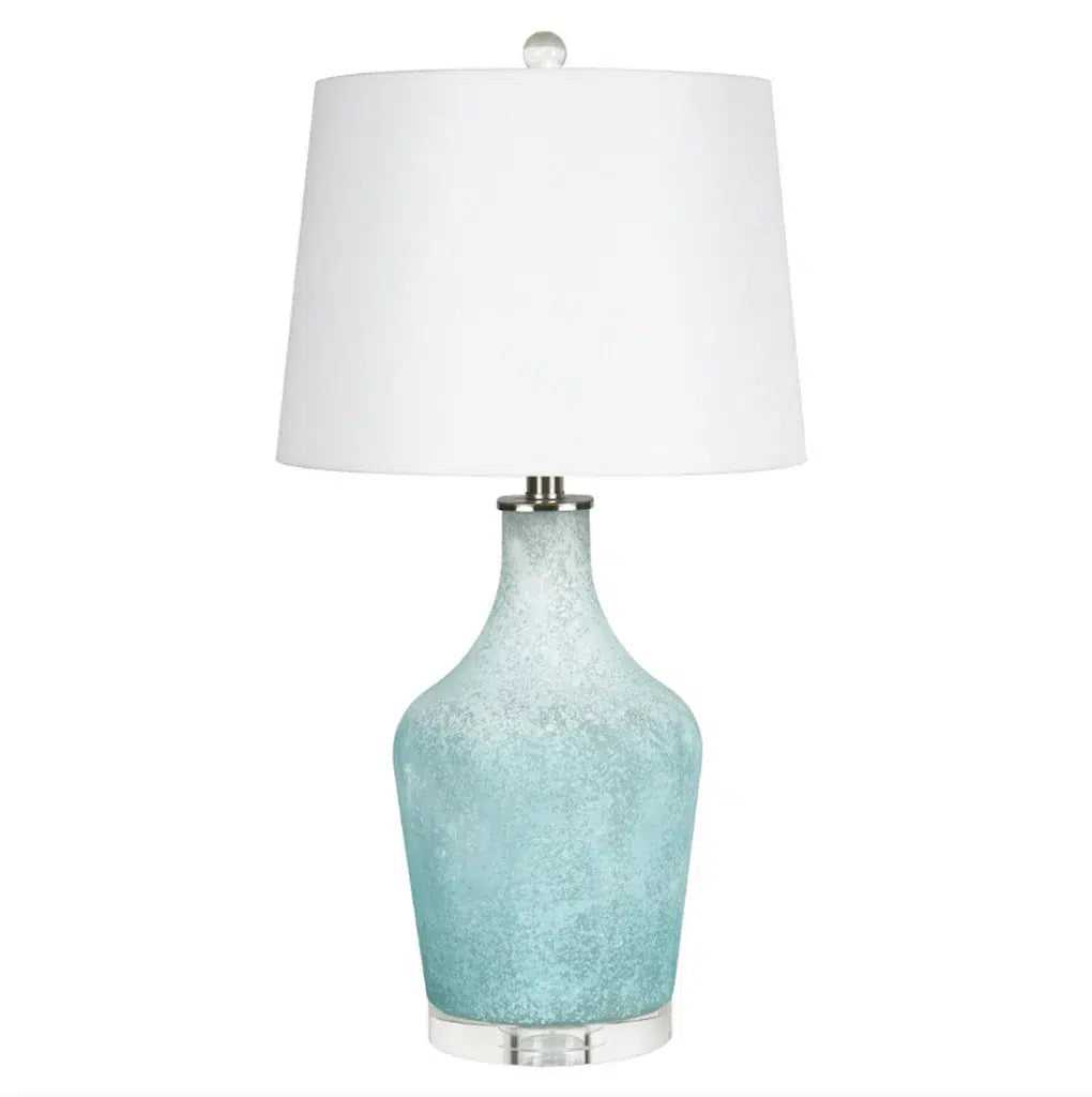 Mist Table Lamp Model LUX-122-AQUA By Lux Lighting