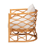 Raisa Bohemian Light Honey Rattan Arm Chair by Wicker Fair