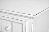 Monaco Distressed White 5 Pc Bedroom Set By Seawinds Trading