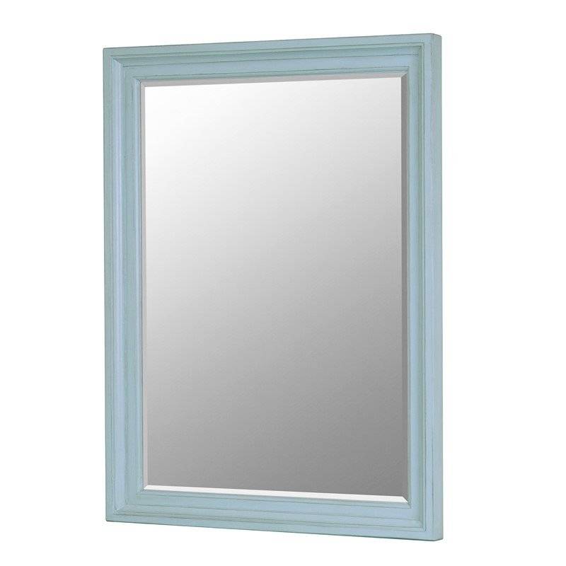 Monaco Distressed Blue Mirror Model B81838-BLEU By Seawinds Trading