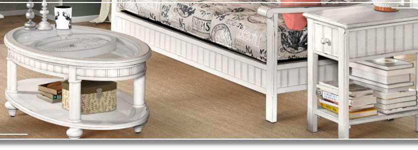 Monaco Solid Wood Tropical Coffee Table by Seawinds Trading Model B81803-BLANC