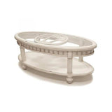 Monaco Solid Wood Tropical Coffee Table by Seawinds Trading Model B81803-BLANC