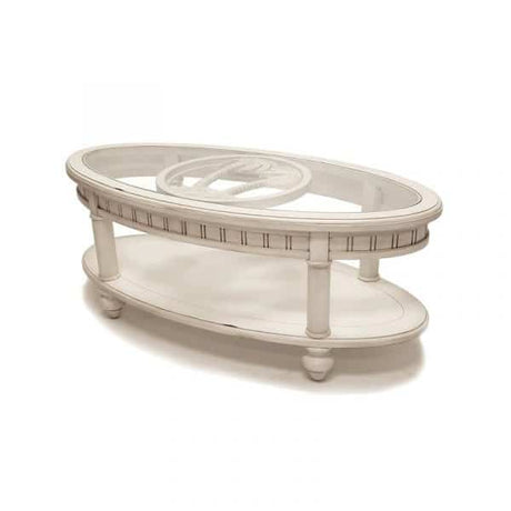 Monaco Solid Wood Tropical Coffee Table by Seawinds Trading Model B81803-BLANC