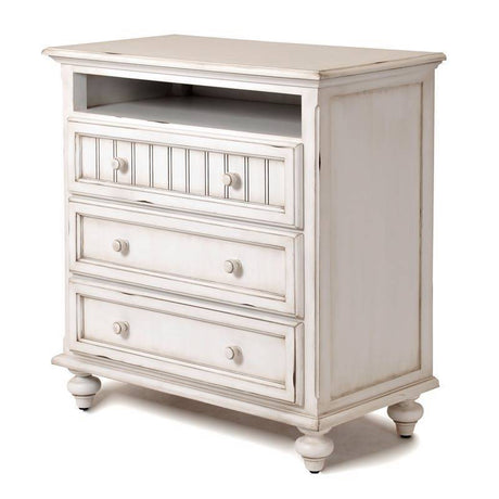 Monaco Distressed White King Headboard Model B81841-BLANC By Seawinds Trading