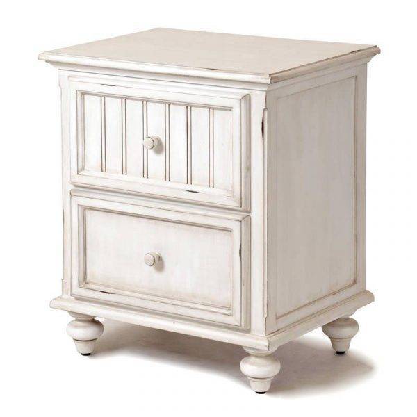 Monaco Distressed White 5 Pc Bedroom Set By Seawinds Trading