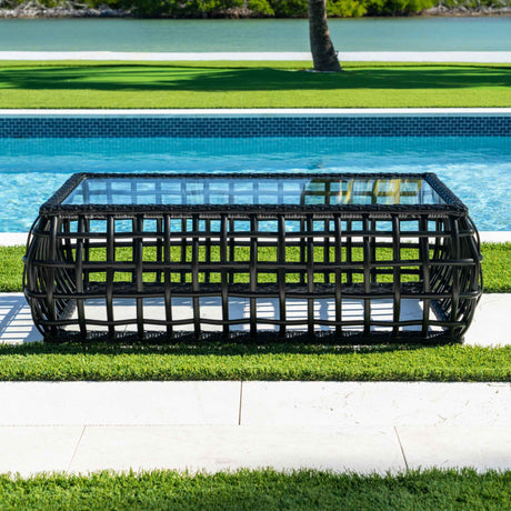 Monte Carlo Outdoor 4-Pc Seating Set Model PRP-8801-BLK-4PC by Pelican Reef