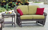 Montego Bay Double Glider and End Table with Glass Top 2 Pc Set 75132-75143