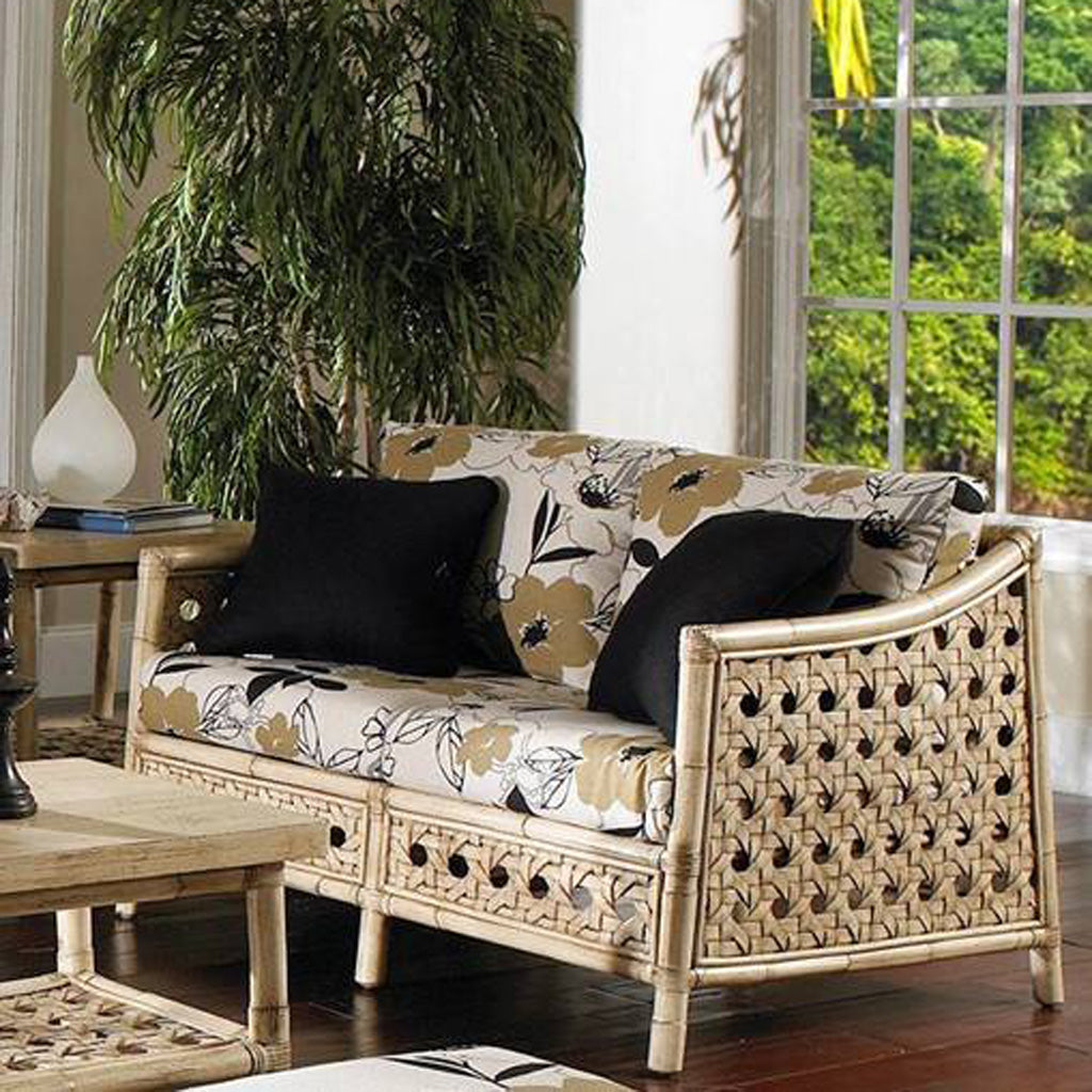 Morocco Rattan Loveseat Model MC-02 By Designer Wicker Tribor