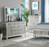 Nantucket Coastal Style Bedroom Dresser by Wicker Fair