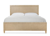 Naples Wicker and Rattan King Panel Bed Model 807-026 by Braxton Culler