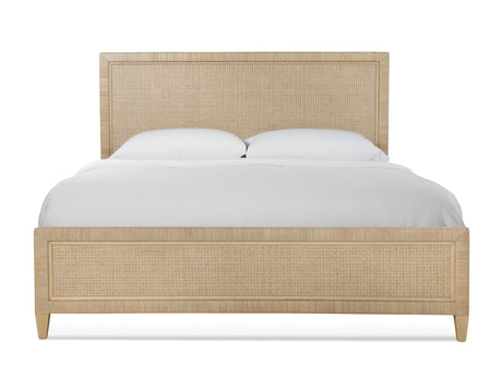 Naples Wicker and Rattan King Panel Bed Model 807-026 by Braxton Culler