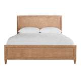 Naples Wicker and Rattan King Panel Bed Model 807-026 by Braxton Culler