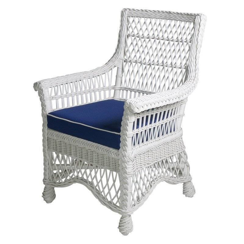 Naples Beautiful Dining Arm Chair Model N-22 by Designer Wicker Tribor