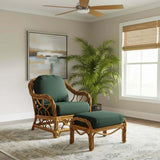 New Twist Ottoman Model 3306OT from South Sea Rattan