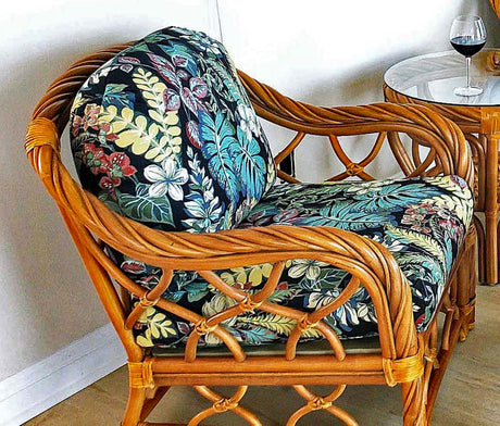 New Twist Lounge Chair with Deep Seating Comfort from South Sea Rattan