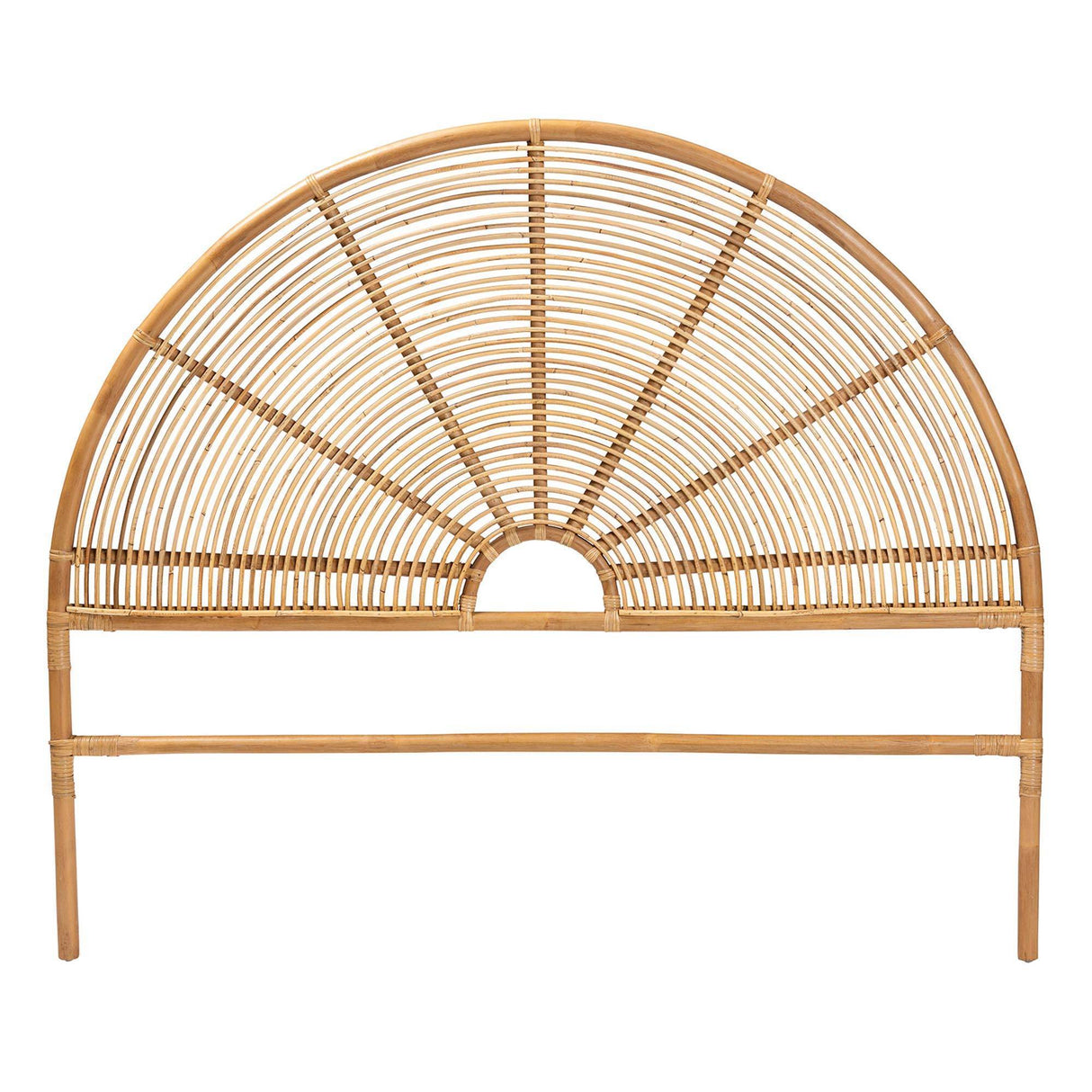 Cruz Bohemian Honey Rattan Queen Headboard