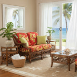 Nadine Loveseat Model 6202 from South Sea Rattan in Cinnamon Stain