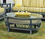 Nadine Coastal 4 Pc Living Room Set in Willow Finish Model 6200-4PC-SET-WL from South Sea Rattan