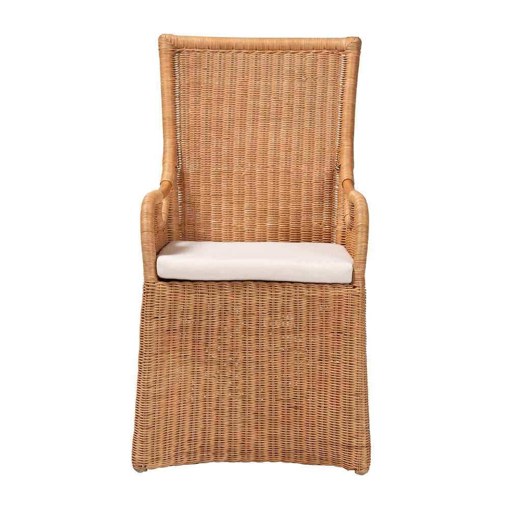 Wicker Fair Rattan Noble Dining Chair or Accent Chair