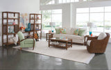 Oaks Way Sofa 5 Piece Living Room Set Includes Camarrone Swivel and Vero Lounge Chairs Model 1047-5PCSET Made in the USA by Braxton Culler