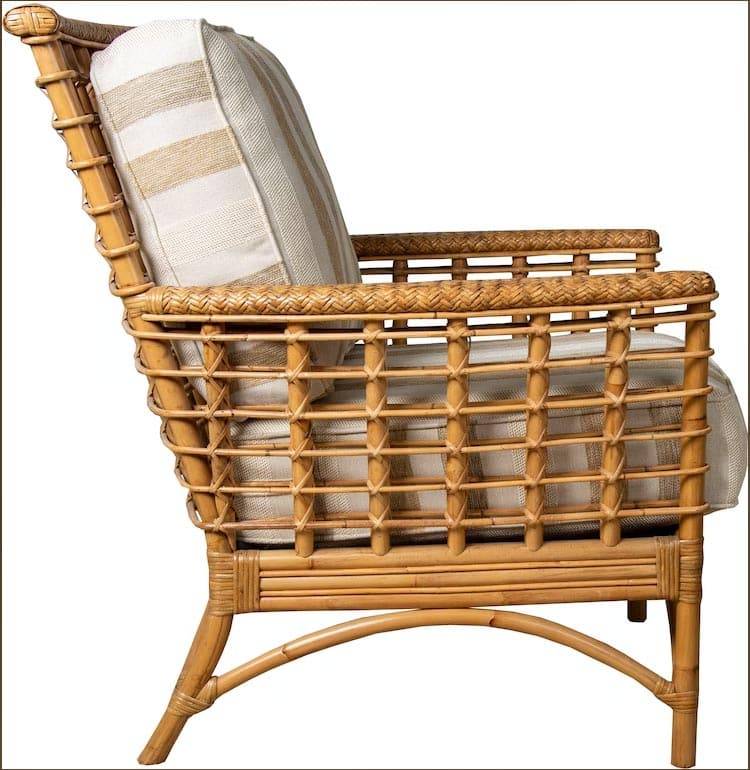 Mackinac Rattan 4 Pc Living Room Set from Capris Furniture Model 320-4PC-SET