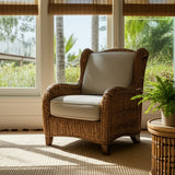 Rhodes Rattan Lounge Chair by Capris Furniture Model OC307