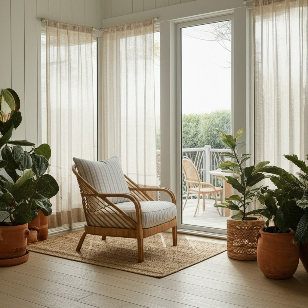 Tillamook Rattan Lounge Chair by Capris Furniture Model OC315