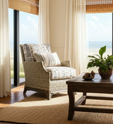 Zanzibar Rattan Lounge Chair by Capris Furniture Model OC733