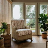 Zanzibar Rattan Lounge Chair by Capris Furniture Model OC733